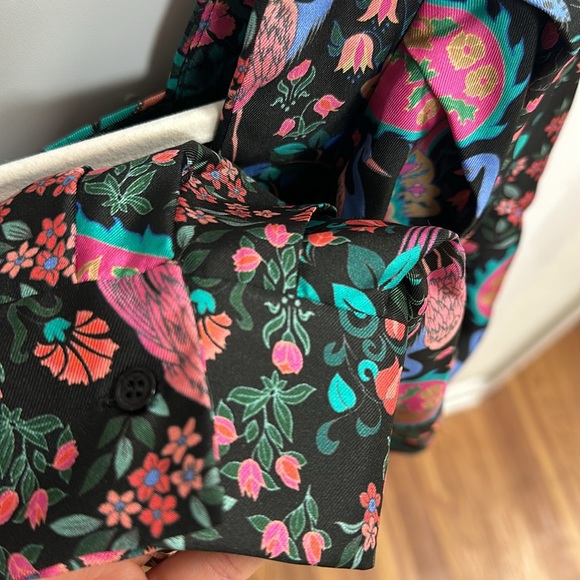 Sandro Ivea printed silk-twill top - Picture 9 of 11